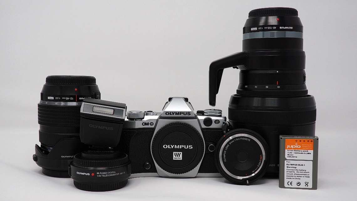 La mia attrezzatura Olympus